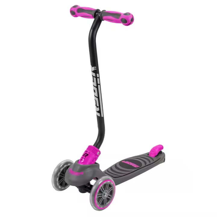 Patinete infantil de 3 Ruedas Ryder Neo, de color Turquesa y negro (3400-3406) Scooter de base antideslizante, puños ergonómicos, freno trasero y plegable. Calidad al mejor precio. De acuerdo con la normativa CE. +3 años - 1