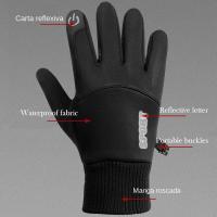 Guantes De Invierno Táctiles Para Hombre Y Mujer Resistentes Al Agua Y Al Viento Termales Para Conducir Correr Y Esquiar - details 3