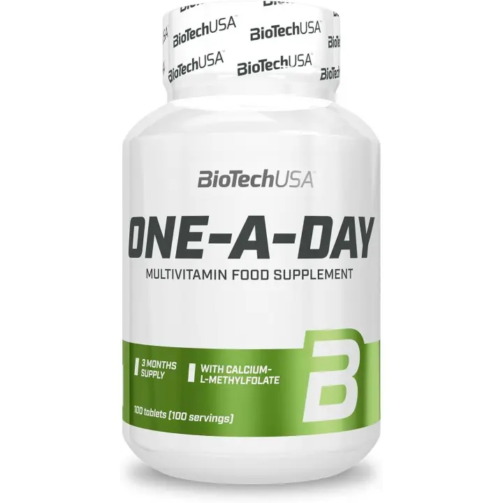 One a day 100 tabletas Biotech usa - multivitaminas - magneiso - calcio - hierro - vitamina c - todas las vitaminas - 1