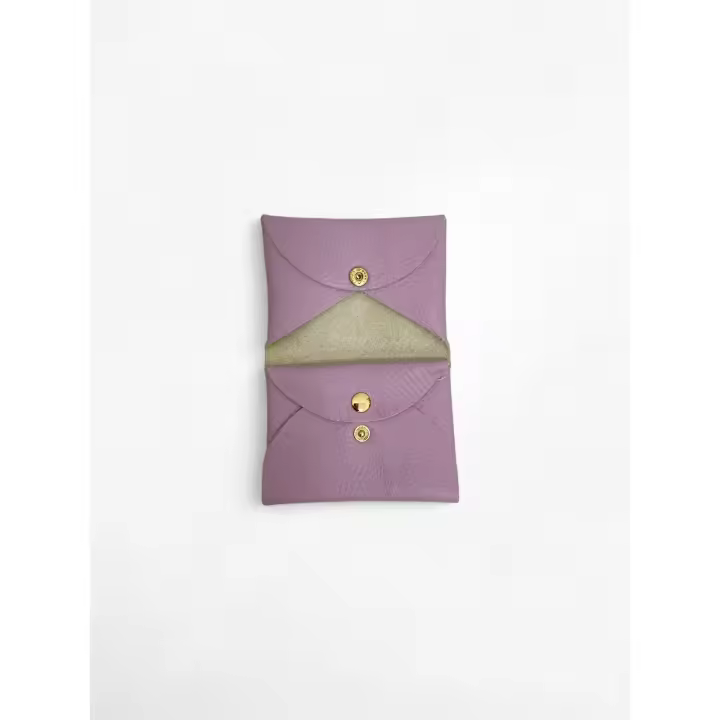Cartera pequeña,Monedero,Tarjetero de cuero ,billetera elegante Para Mujer,Cuero Granulado ,Piel auténtico-,Ligera y Práctica,Varios Colores,regalo para mujer,hecho en Italia - 1