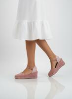 Calzados soraia, Alpargatas de Cuña con Plataforma para Mujer - Sandalias de Esparto con Tira al Tobillo, Punta Cerrada y Acabado en Gamuza Sintética - Calzado Cómodo de Verano Estilo Boho Chic - details 25