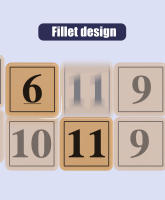 Juego De Rompecabezas Educativo SENGSO 3x3 4x4 Cubo De Puzzle Para Niños Juguetes De Alta Calidad Desafío Cerebral Para Adolescentes Y Adultos - details 5