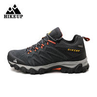 Zapatos De Senderismo De Cuero HIKEUP De Alta Calidad Duraderos Para Hombres Deportes Al Aire Libre Trekk Ing Subida Caza Zapatillas Respirables Talla True - details 22