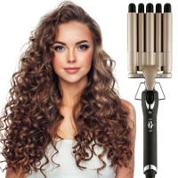 Fresadora De Pelo Profesional Con 5 Barriles Hierro De Cabello Estilo Cabello Cerámica Onduladora Para Uso Doméstico Y Viaje - details 1