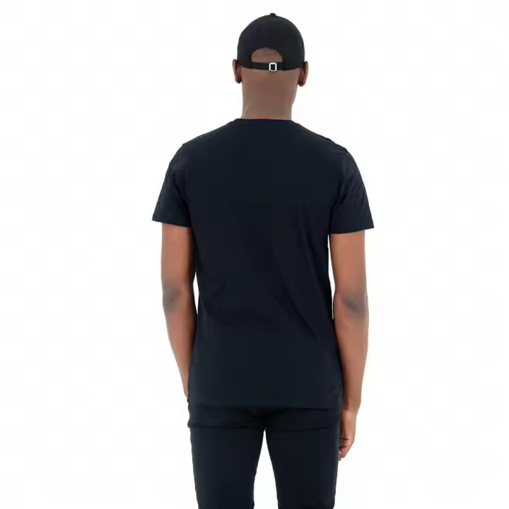 Camiseta New Era Team Logo Chicago Bulls Negro  11530755 - 1