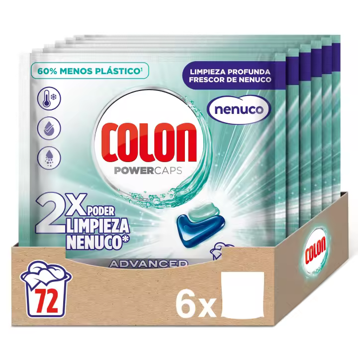 Colon Nenuco Advanced Detergente para la lavadora 72 Cápsulas - 1