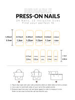 Uñas Postizas Francesas Cortas 24 PCs Con 1 Jelly Y 1 Archivo De Uñas Material ABS Estilo Diverso Sin Químicos De Alta Importancia - details 3