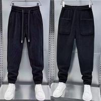 Chándal Para Hombre Talla Grande Estilo Casual Con Bolsillos Pantalones Deportivos De Otoño E Invierno Ropa De Hombre Youngla - details 6