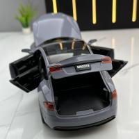 Modelo Miniatura Tesla Model S 1:24 En Metal Con Sonido Y Luz Regalo Para Niños Y Novios Juguete De Coche De Simulación Para Coleccionistas - details 22
