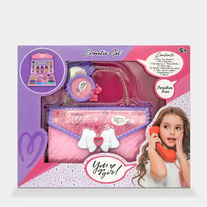 Estuche-cartera You go girl. Maquillaje infantil. - 1