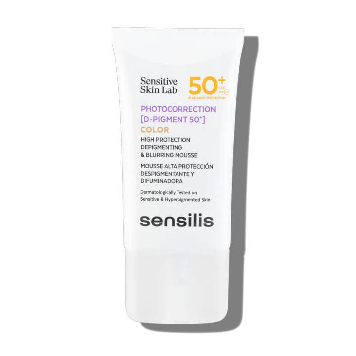 Sensilis Solar Despigmentante Mousse Con Color Spf50+ 40 ml — oferta en Miravia
