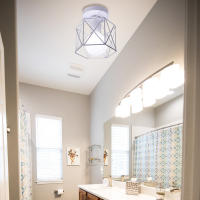 Luz De Techo LED Blanca Moderna Nórdica Para Decoración De Habitaciones Y Cocinas Estilo Industrial Vintage Loft Apto Para Dormitorio Sala De Estar Cocina - details 1