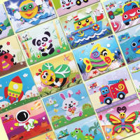 Puzzle 3D De Espuma EVA Para Niños Juego Educativo De Dibujos Animados Mosaico De Artesanía Para Creación De Arte Y Manualidades - details 1