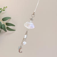 Colgante De Teléfono Simple Nube Transparente Accesorio De Decoración Para Móvil Y Mochila Cadena Antipérdida De Acrílico Regalo Dulce Para Mujer - details 0