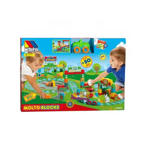 MOLTO BLOCK TREN + TAPIZ MOLTO Raíz PRIMERA INFANCIA Todos los juguetes - 1