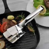 Pala De Frying En Acero Inoxidable Multifuncional Para Barbacoa Tacos Panqueques Pizza Pescado Espátula Pan Herramienta De Cocina - details 0