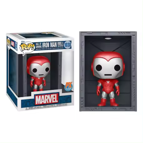 Funko POP Marvel - Hall of Armor Iron Man Model 8 Silver Centurion PX Exclusive 1038 Raíz MERCHAN-STORE Figuras Funko Funko - 1