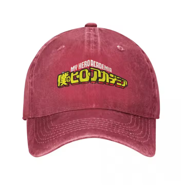 Gorro De Béisbol Hip Hop Boku No My Hero Academia Anime Protección Solar Primavera Otoño Ajustable Unisex Material Algodón - 1