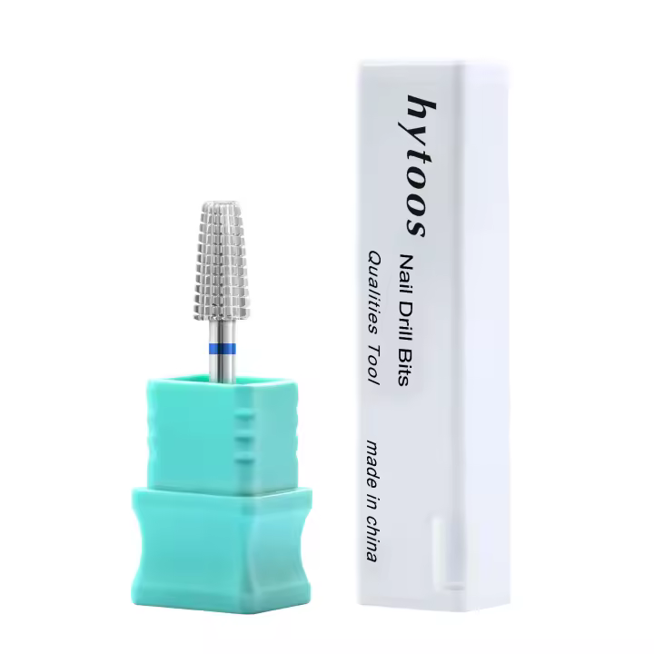 HYTOOS Mini 5 En 1 Bit De Taladro Para Uñas 10mm Tapered Carburo Profesional Seguro Para Eliminar Gel Y Acrílico - 1
