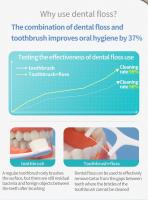 300 Bolsas De Hilo Dental Desechable De Polímero Fino Portátil Stick Familiar Higiene Dental Cuidado Oral Para Adultos - details 3