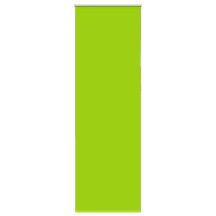 vidaXL Estor Enrollable Opaco hojas verde 85x230 cm Tela Ancho 80,7 cm - 1