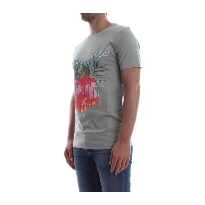Jack & Jones mod. JORART SURF TEE Camiseta m/c con hojas tropicales - 1