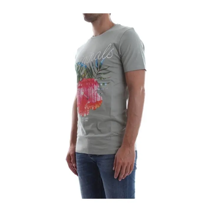 Jack & Jones mod. JORART SURF TEE Camiseta m/c con hojas tropicales - 1