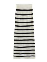 Conjunto De Verano Para Mujer: Falda Larga De Playa Y Chaqueta Tejida Elegante Y Bohemia Estilo Casual Striped Holiday Dos Piezas Beachwear - details 4