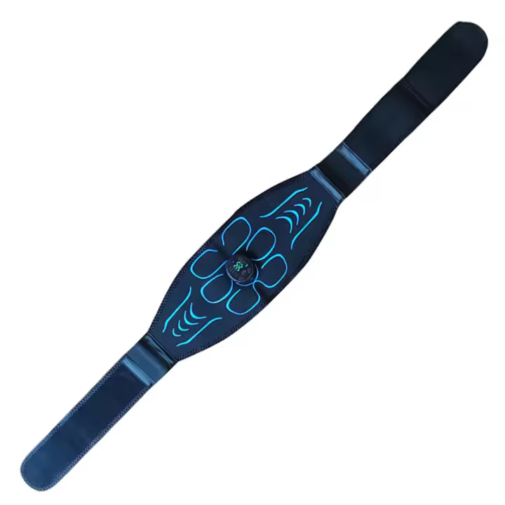 Cinturón De Tonificación Muscular Abdominal EMS Estimulador Muscular USB Recargable Masajeador Corporal Para Fitness Y Ejercicio En Casa O Oficina - 1