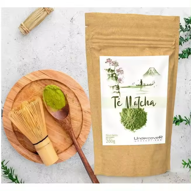 Té Matcha Original Premium Undercover, Origen Japón provincia Kagoshima. Disponible Té Matcha Vainilla y Té Matcha Chai. - 1