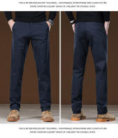 Pantalones Casuales Para Hombre 97% Algodón Negro Caqui Gris Azul Estilo Slim Recto Cierre De Cremallera Moda Pantalones Largos - details 22