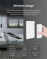 Interruptor De Escena Zigbee 4 Canales Portátil Zemismart Compatible Con Smart Life Y Smartthings App Energizado Por Baterías - details 5