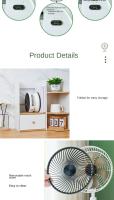 Ventilador Plegable de Viaje de 8 Pulgadas con Mando a Distancia - Ventilador Portátil de Pie Ultraportátil, Ideal para Hogar, Oficina y Camping. 3 Velocidades, Batería Recargable de 7200 mAh, Oscilación Automática y Funcionalidad de Mesa con Base Ultrasi - details 8