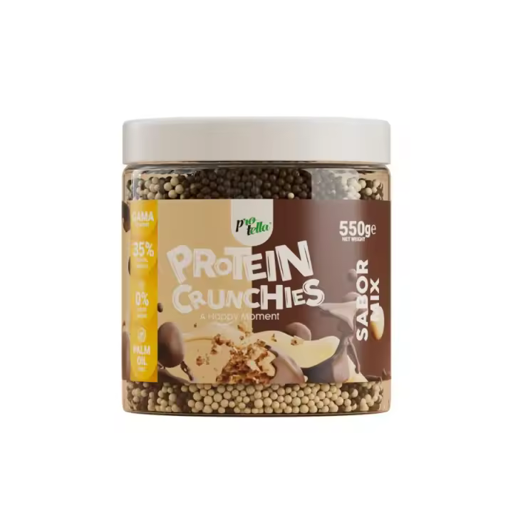 Protella Topping Protein Crunchies Mix, Sabor Mezcla de Chocolates 450g - 1