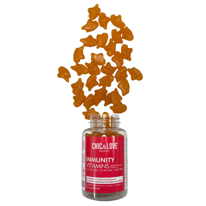 CHIC & LOVE Inmunity Vitamins 60 Gummies. Con vitamina C y Zinc. - 1