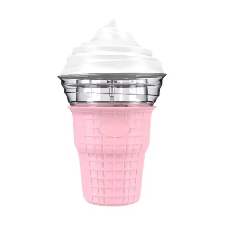 Helado fabricante de casa máquina de helados Mini pequeña máquina automática de cono de yogur máquina de helados - 1