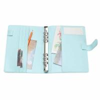 Nueva Vintage Cuaderno Recargable Carpeta De Carpetas Nochebuena Cubierta De Cuero Anillo Organizador De Oficina Suministros - details 5