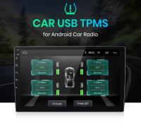 AWESAFE-sistema de alarma de supervisión de presión de neumáticos, dispositivo TPMS con 4 sensores internos para reproductor de DVD de coche, accesorios de navegación para coche - details 0