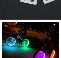 Luz LED Para Neumáticos Y Bicicletas Lámpara De Neón Universal Para Coche Iluminación Ambiente Colorida Flasheando Decoración Cubierta De Válvula - details 15