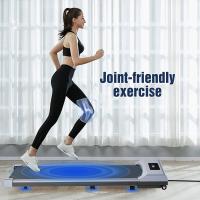 Cinta de caminar plana, Motor de 2.5HP, velocidad de 1-6 km/h, absorción de impactos antideslizante, Mini cinta de correr para el hogar y la Oficina - details 3