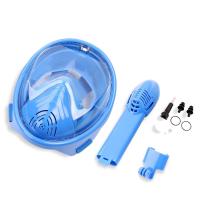 Máscara de buceo de silicona con tres tesoros para niños, gafas de buceo completamente secas, buceo libre - details 4