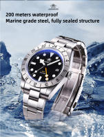 Reloj Deportivo De Hombre ADDIESDIVE 39mm Cristal De Vidrio Con Esferas Luminosas Resistente Al Agua 20Bar GMT Para Natación Y Diversión - details 2