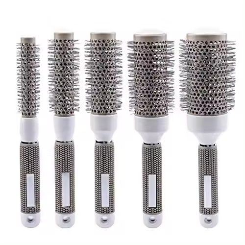 Cabeza Redondos para todo type de Cabello Cabeza para secador, Cabeza Redondo para secado Volumen Peinado Cerdas antiestaticas - 1