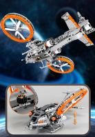 Set De Juguetes De Construcción REOBRIX 1020PCS Space Series Starfighter Interstellar Warship Model Para Niños Mayor De 6 Años Regalo Ideal Para Boys - details 3