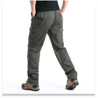 Pantalones De Lucha Táctica De Camuflaje Para Hombre Con Multiple Bolsillos Estilo Safari Coton Midweight Cierre De Cremallera - details 17