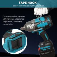 Llave de Impacto Eléctrica Sin Escobillas 3 marchas 2100N.M Recargable 3/4» Herramientas Eléctricas Compatible Batería Makita 18V - details 2