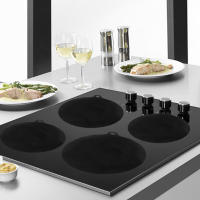 Alfombrilla De Silicona Para Cocina Inducción Resistente Al Calor Y a Las Lluvias Protectora Antifuego Para Mantener Tu Estufa Diaria Limpia Matriz Cuadrada Moderna Ecológica - details 1