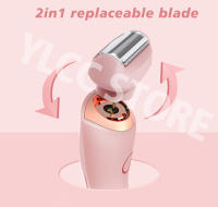 Rasuradora Eléctrica Para Mujer 2 En 1 Trimmer De Bikini Y Pelacabello Para Axilas Y Piernas IPX7 Impermeable Carga Rápida Recargable - details 3