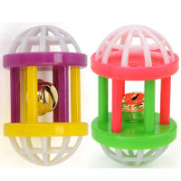 Juguete Para Gatos 10Pcs Bolas De Juguete Para Gatos Y Gatitos Con Campana Rattle Plástico Aleatorio De Colores Para Divertir Y Entretener - details 2