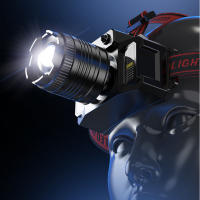 Linterna Frontal Recargable 2000mah LED Super Brillante T51 Inducción Luz De Escenario Impermeable Para Camping Y Trabajo - details 6